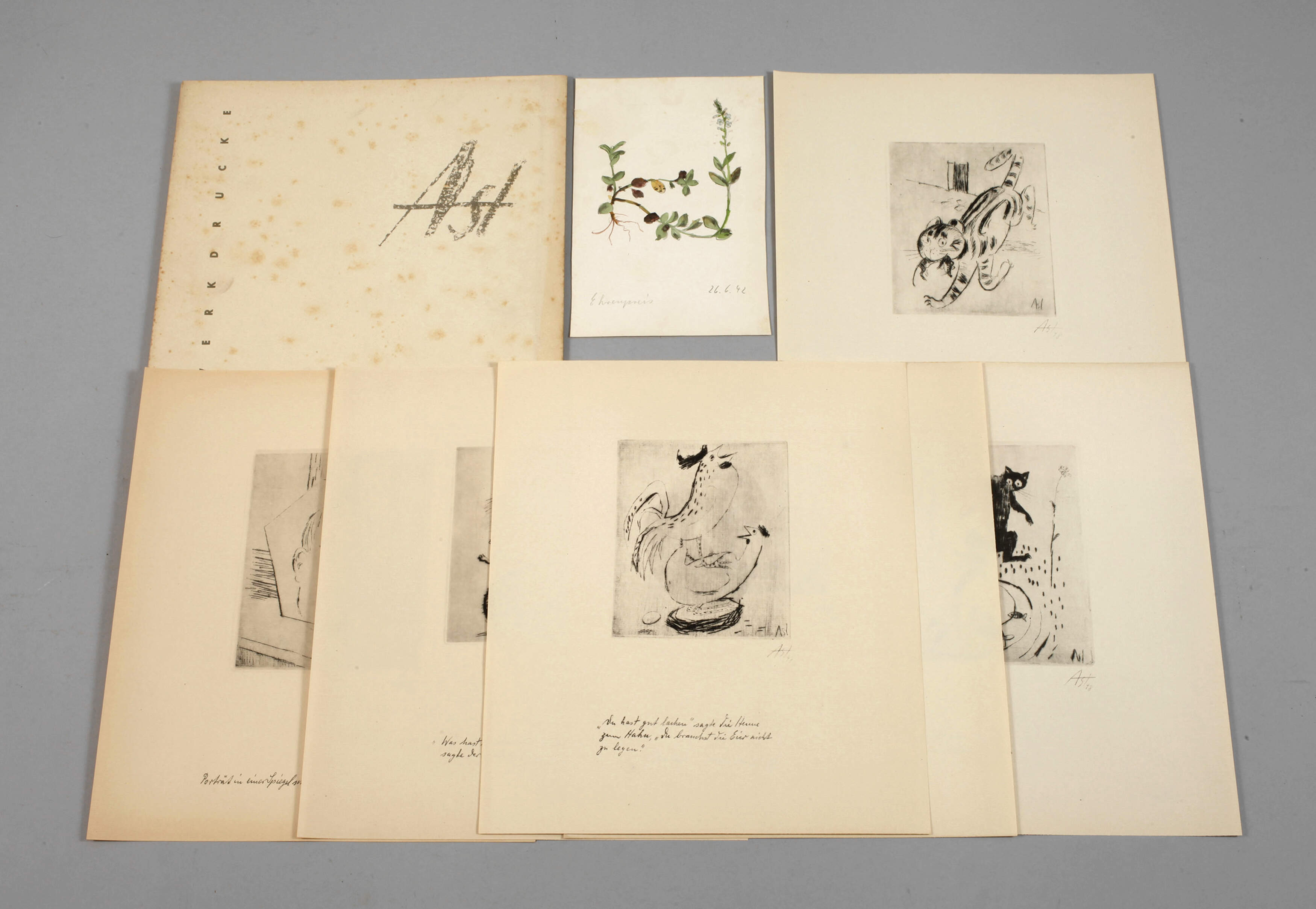 Prof. Albert Schaefer-Ast, attr., "Ehrenpreis"