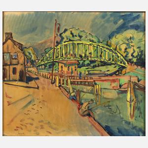 Prof. Georg Scholz, attr., "Am Spandaukanal"