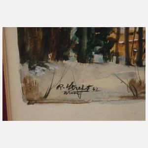 Prof. Robert Streit, Winterlandschaft