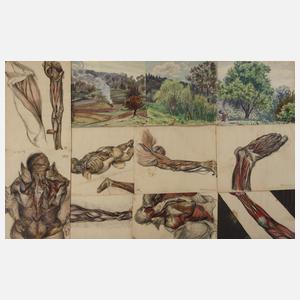 Walther Weidmüller, Konvolut Zeichnungen