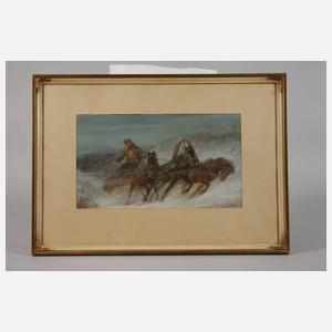 Troika in Winterlandschaft