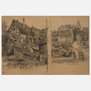 Ansichten des Dorfes Treysa