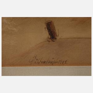 Verschneite Landschaft