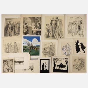 Sammlung Illustrationen