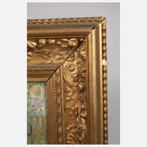 Adolf Oberländer, Der Plausch am Gartenzaun