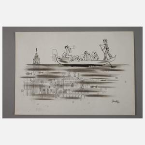 Shmuel Katz, Karikaturen zu Venedig