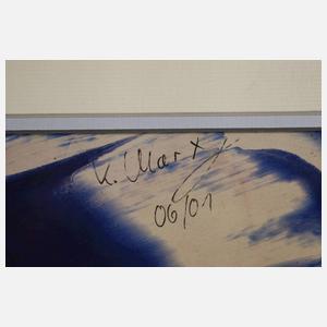 K. Marx, Blaue Komposition