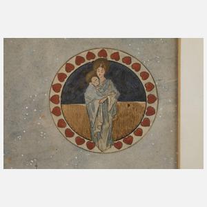 Carl Oscar Arends, Winterlicher Kirchgang