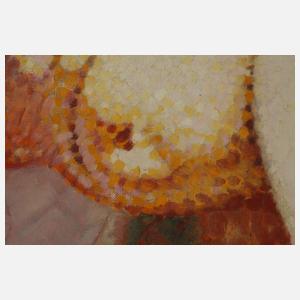 Prof. Richard Dreher, Pointillistischer Damenakt