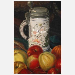 Walther Gasch, "Großes Stillleben mit Äpfeln"