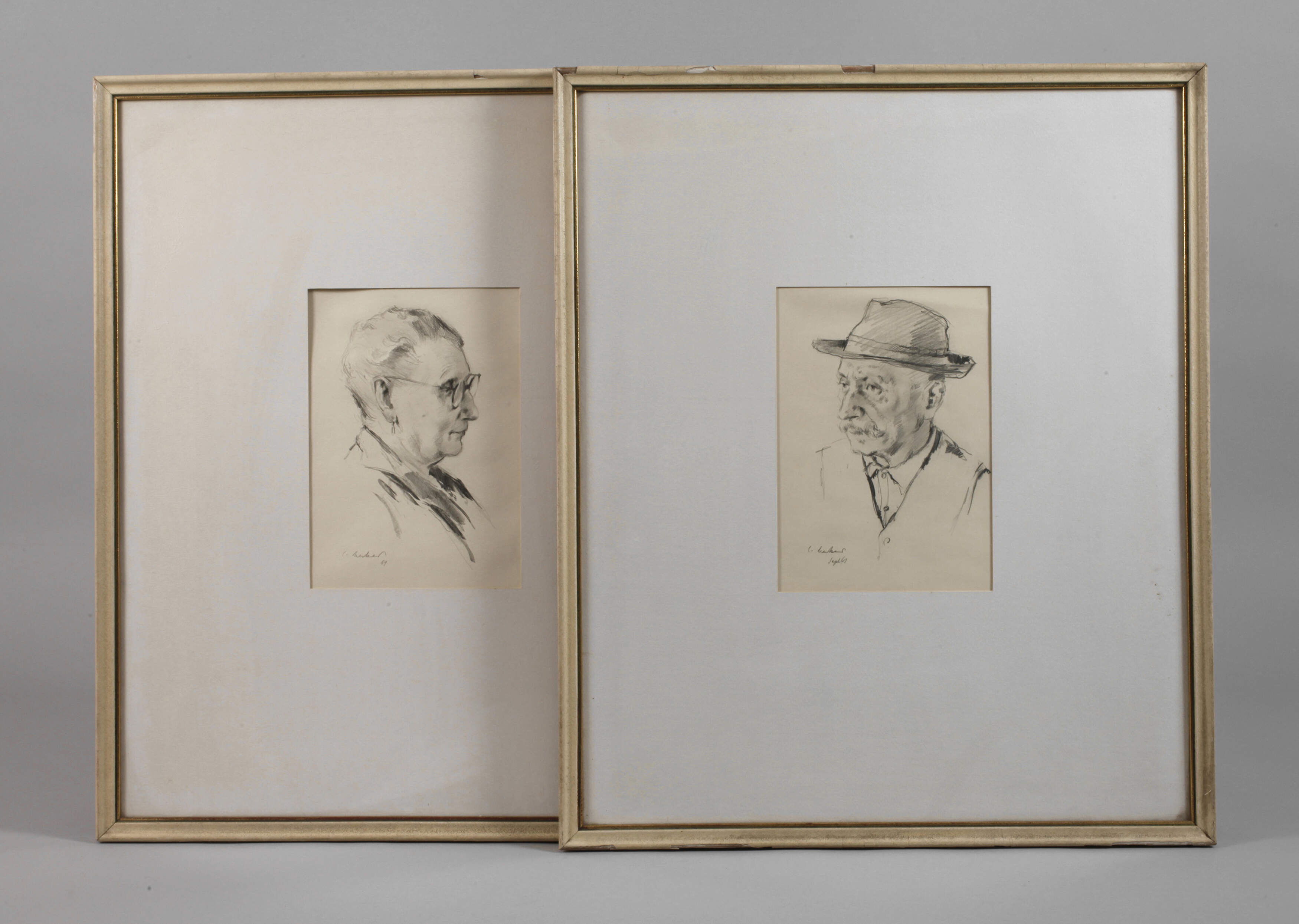 Ernst Hecker, Zwei Portraits