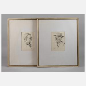 Ernst Hecker, Zwei Portraits