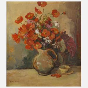 Ernst Hecker, Blumenstillleben