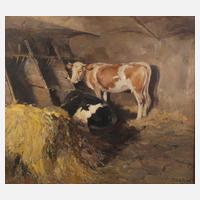 Ernst Hecker, Kühe im Stall111