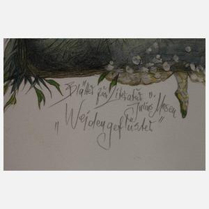 Regine Heinecke, "Weidengeflüster"