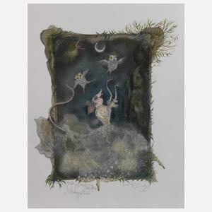 Regine Heinecke, "Weidengeflüster"