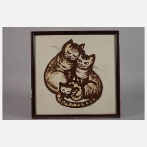 Prof. Paul Michaelis, attr., Katzen