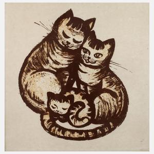 Prof. Paul Michaelis, attr., Katzen