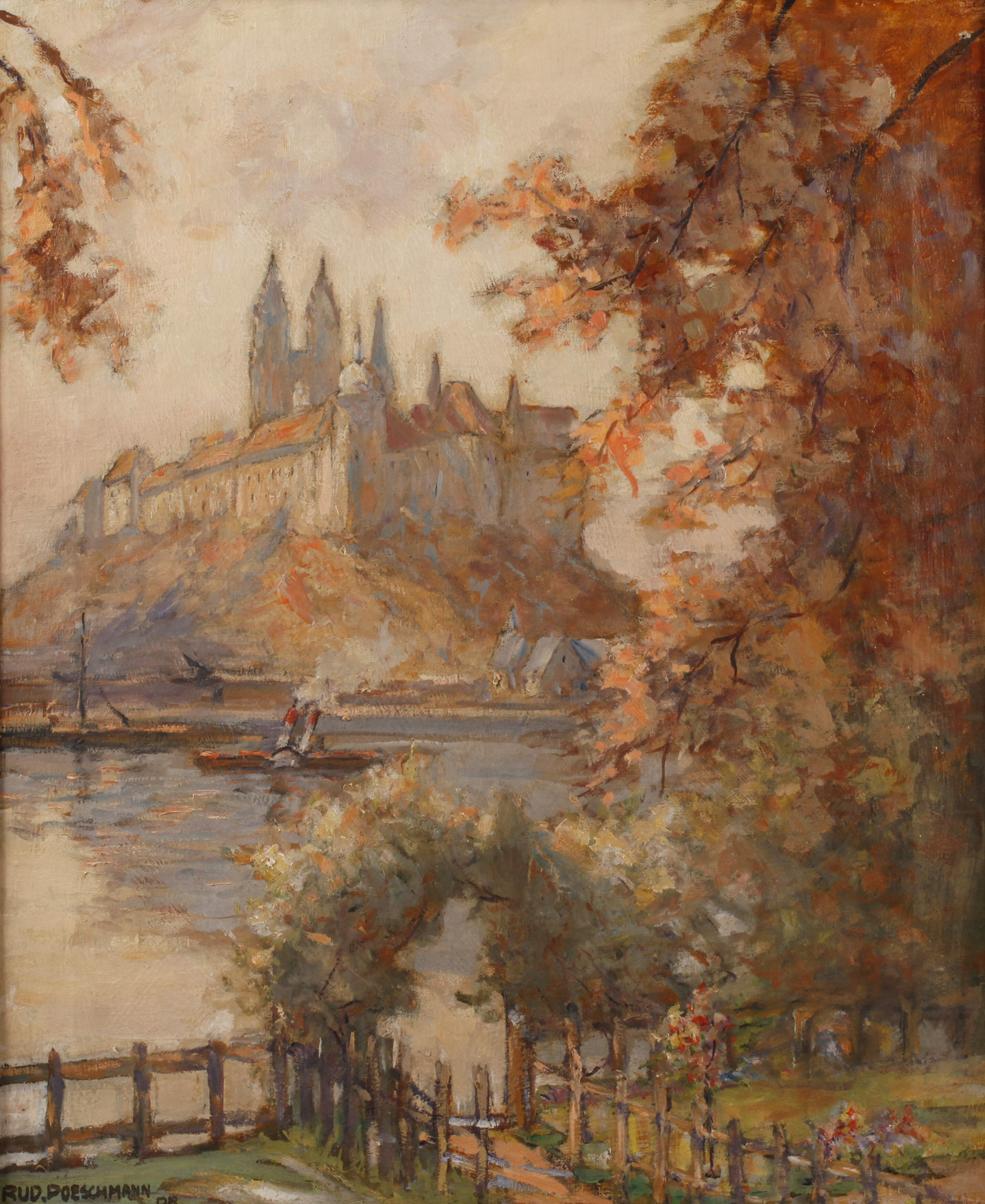 Rudolf Poeschmann, "Meissen an der Elbe"