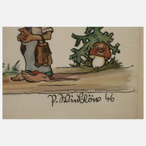 "Die Pilzsucher" nach Paul Winslöw