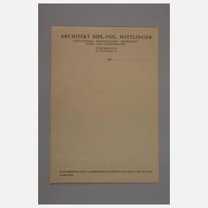 Kurt Hermann Wittlinger, Konvolut Zeichnungen