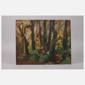 Prof. Heinz Werner, attr., Waldstück