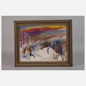 Prof. Heinz Werner, "Winterabend"