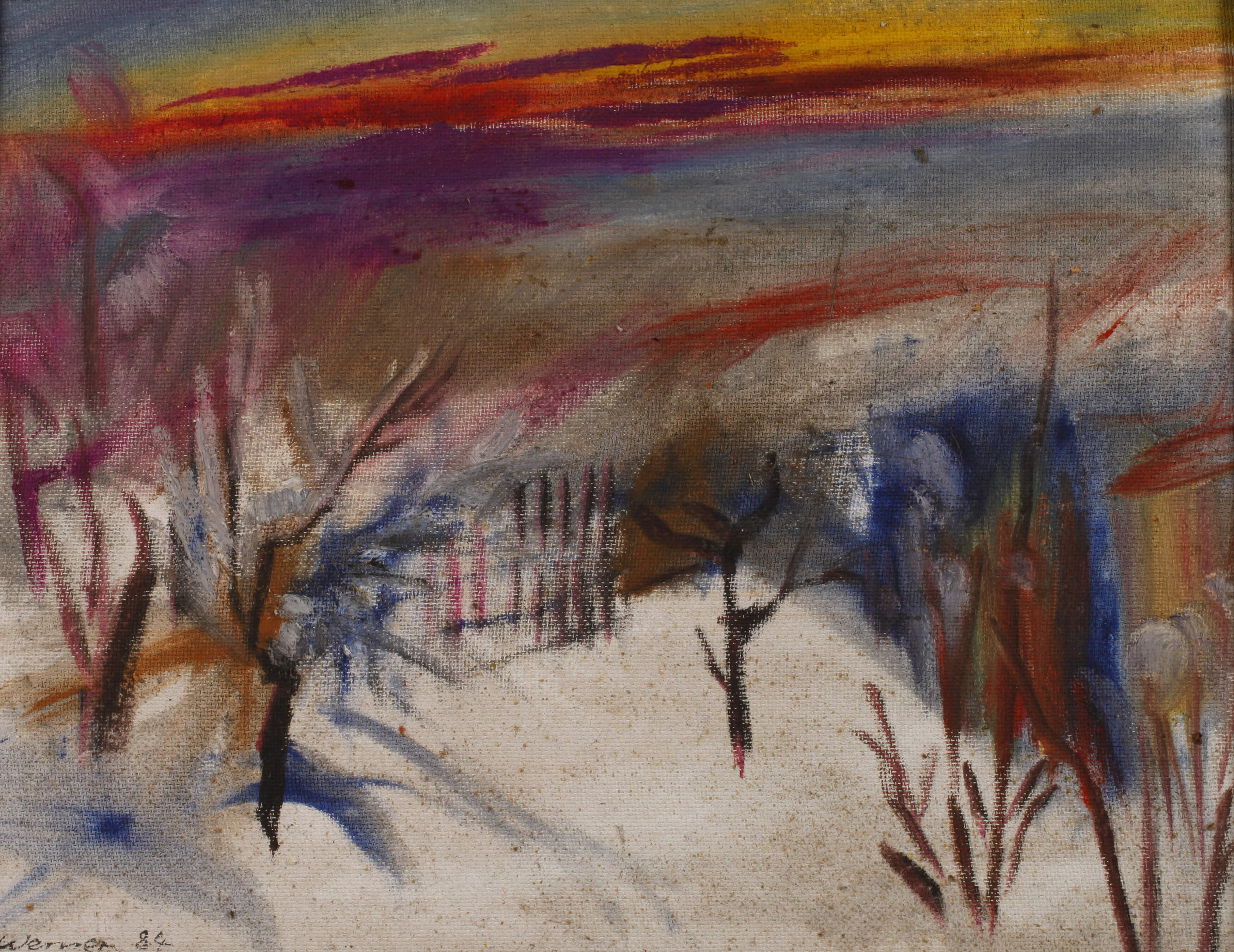 Prof. Heinz Werner, "Winterabend"