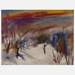 Prof. Heinz Werner, "Winterabend"