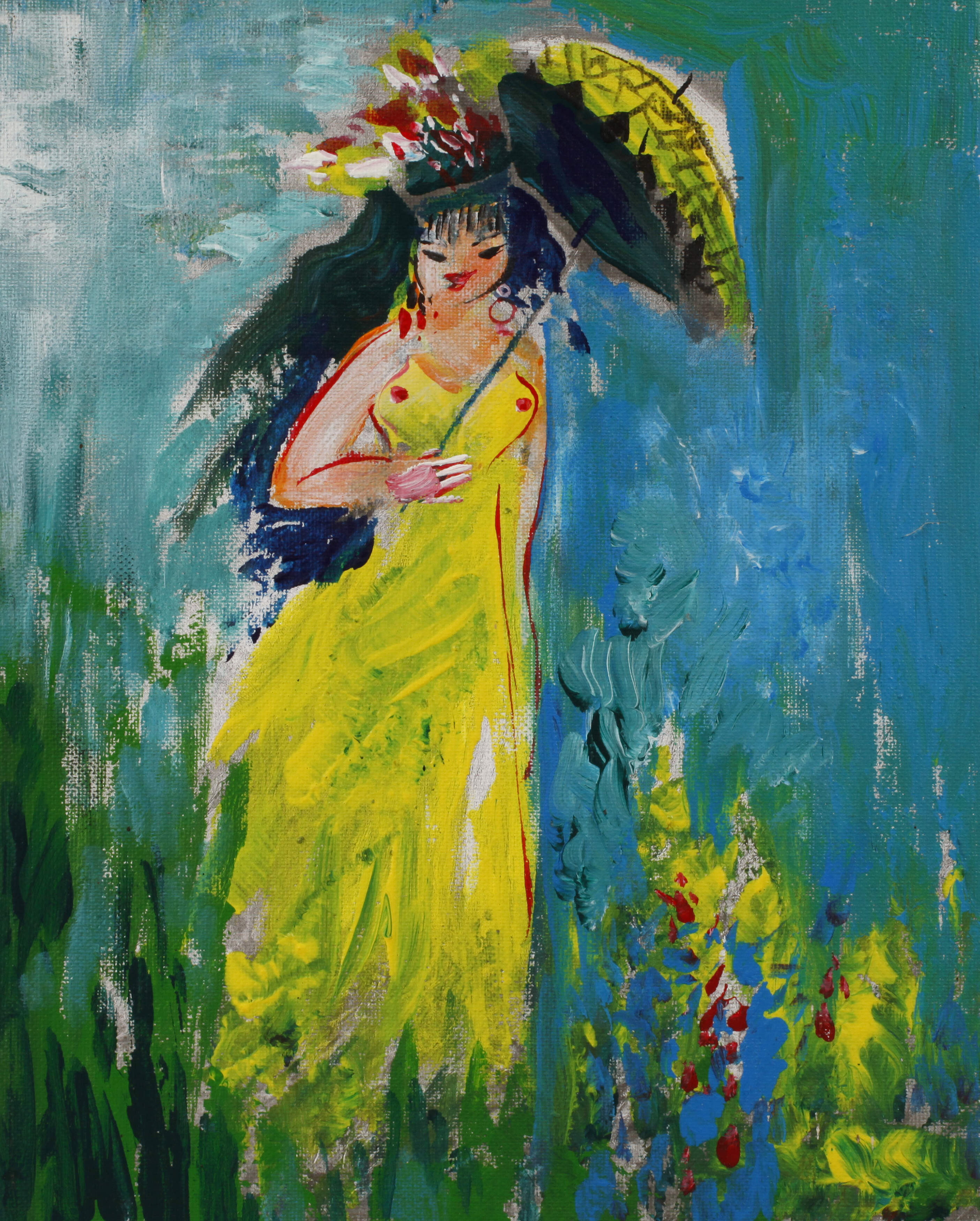 Prof. Heinz Werner, attr., Im Sommer