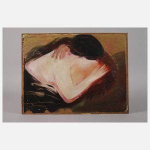 Prof. Heinz Werner, attr., Sich küssendes Paar