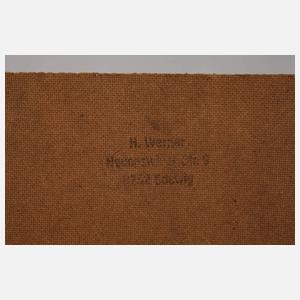 Prof. Heinz Werner, attr., Sich küssendes Paar