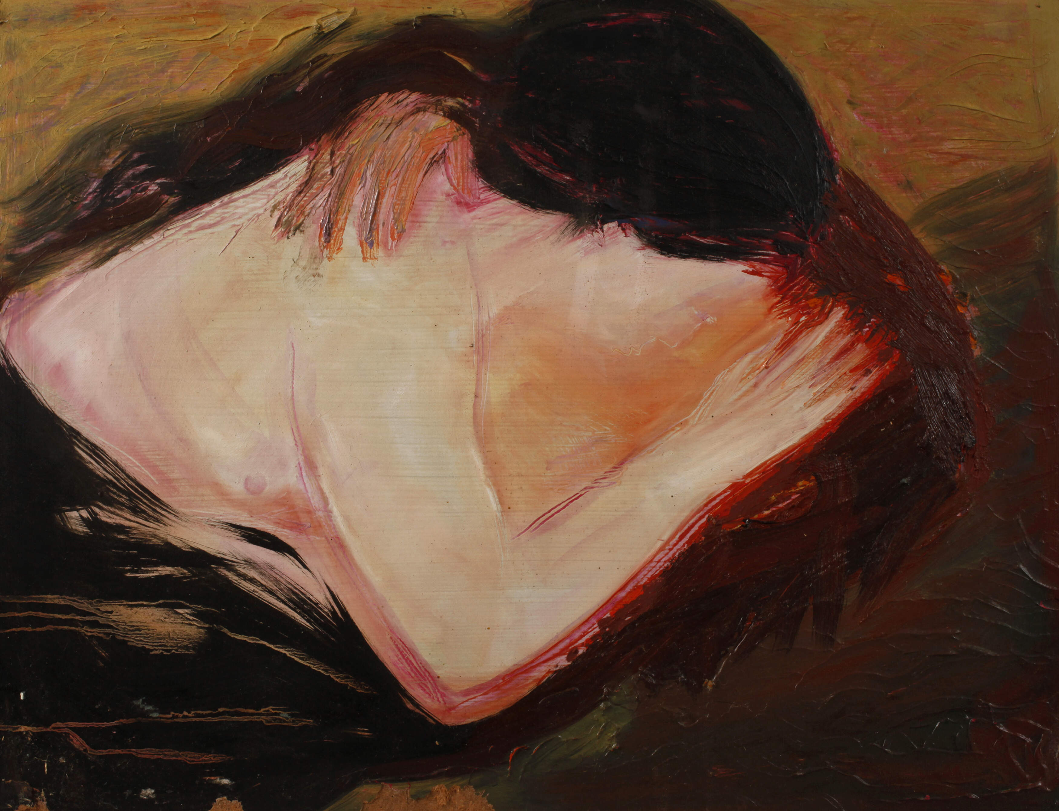 Prof. Heinz Werner, attr., Sich küssendes Paar