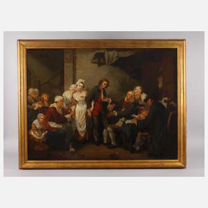 "Die Dorfbraut" von oder nach Jean-Baptiste Greuze