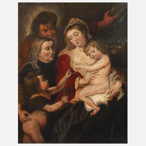 Die Heilige Familie nach Peter Paul Rubens