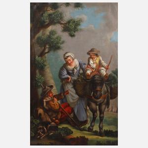 Die Gemüsehändlerin