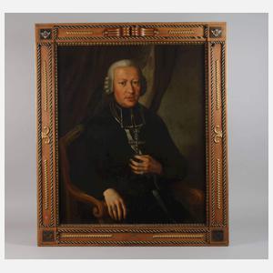 Geistlicher mit Diamantenkreuz