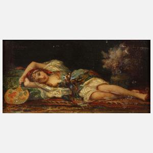 Félix Joseph Barrias, Liegende Orientalin