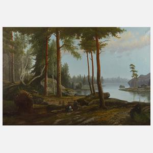 "Utsikt från Värmdö" nach Carl XV.