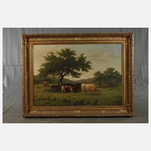 Honoré Delaroche, attr., Bukolische Landschaft