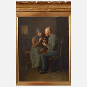 Prof. Friedrich Friedländer, Die Pfeife am Abend