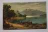 Joseph Hahn, attr., Der Chiemsee mit Kampenwand