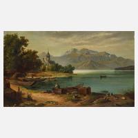 Joseph Hahn, attr., Der Chiemsee mit Kampenwand111