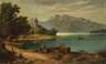 Joseph Hahn, attr., Der Chiemsee mit Kampenwand