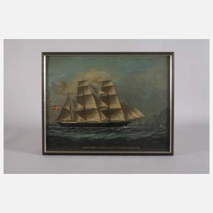 Foo Heng, Kapitänsbild der Bark "Johanne Marie"