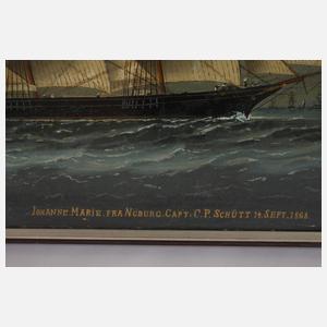 Foo Heng, Kapitänsbild der Bark "Johanne Marie"