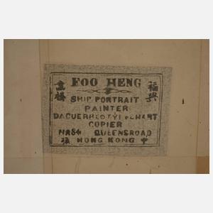 Foo Heng, Kapitänsbild der Bark "Johanne Marie"