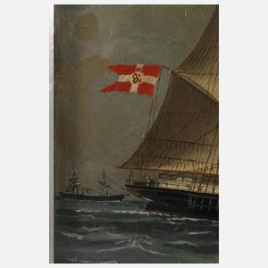 Foo Heng, Kapitänsbild der Bark "Johanne Marie"