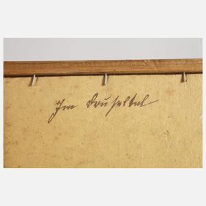 F. von Hugo, Zwei Landschaftsgemälde