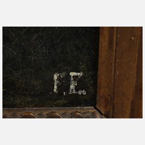 Mechau, attr., Nymphen am Waldsee